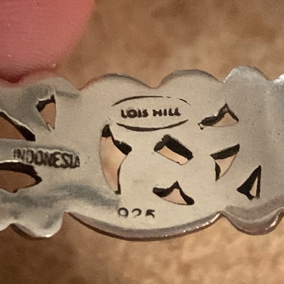 Lois Hill Sterling .925 Cuff Bracelet ca 2007 - Picture 3 of 4